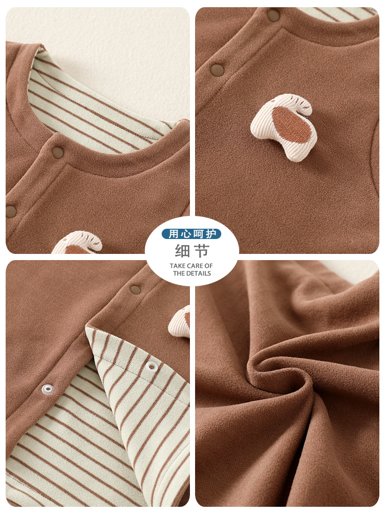 Baby chaleco de terciopelo para bebés, chaleco para bebés para hombres y mujeres, chaleco para bebés calientes, chaleco de hombro para bebés de nuevo