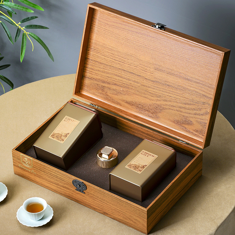 古树红茶礼盒装空盒高档金骏眉正山小种野生红茶茶叶包装盒空礼盒