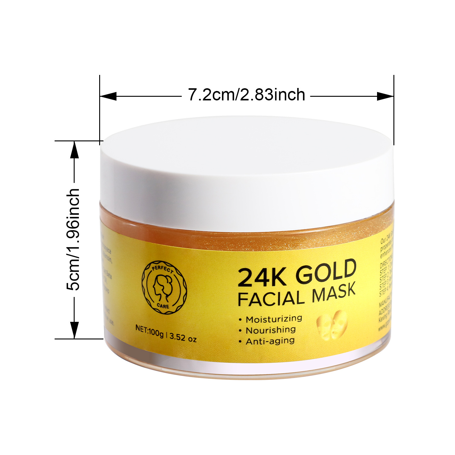 전체 영문 표기 24K 금 마스크는 해외 수출 전용 상품이며, 구매 시 면책 조항에 동의하는 것으로 간주합니다.