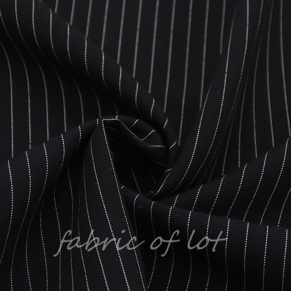 16826#条纹天丝麻梭织 连衣裙风衣夹克裤料