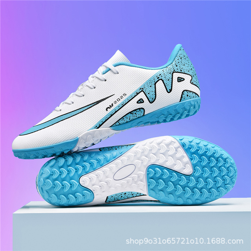 Low top model 2286 white blue-broken nails