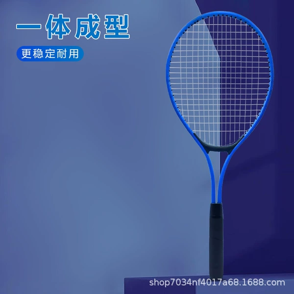 Blue tennis racket, 25 inch, color, custom-made