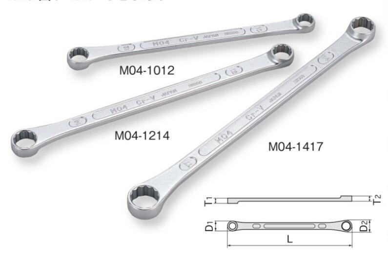 日本TONE前田 M04-0810 1012 1113 1214 1315 1417 梅花扳手 公制