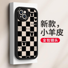 卡通熊适用苹果14手机壳新款iphone12保护套13硅胶12promax软壳11