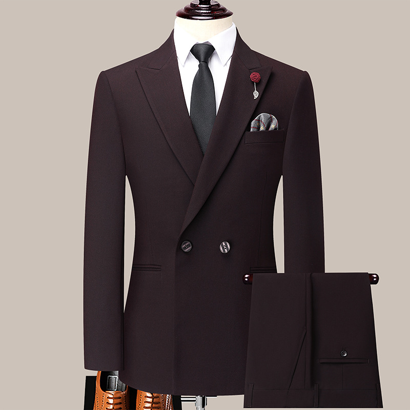 Men's Suit Suit 2025 Autumn and Winter New Slim Suit Business Casual Men's Formal Suit for Young and Middle-Aged People