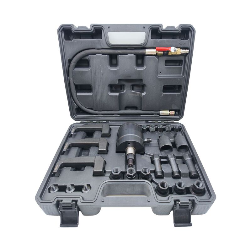 Pneumatic diesel injector puller tool set for quick injector removal and repair Pneumatic diesel injector puller tool set for quick injector removal and repair