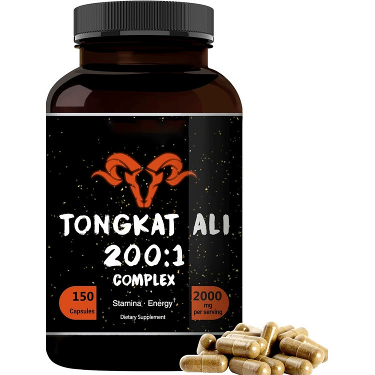 Спотовая внешняя торговля продает 60 капсул Dongga Ali Tongkat ali capsules завод OE M