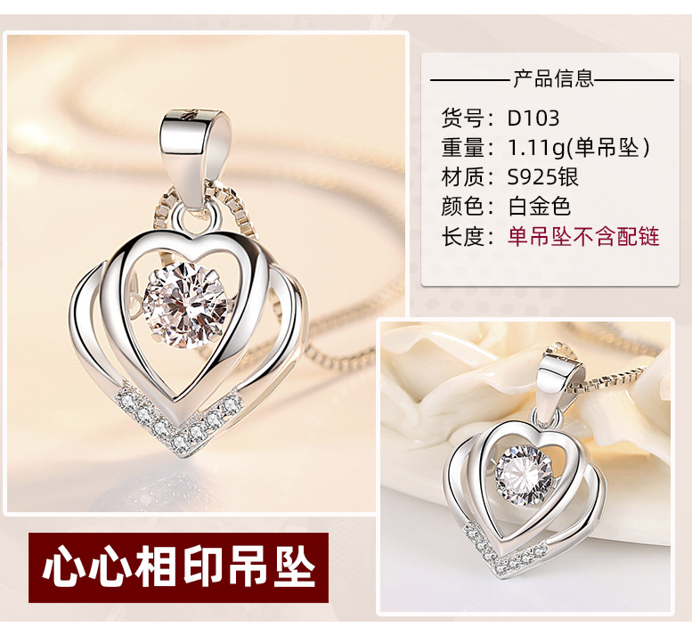 S925 plata esterlina collar de corona inteligente colgante de estrella de seis puntas collar de estilo coreano con diamantes moda con incrustaciones de piedra de púas