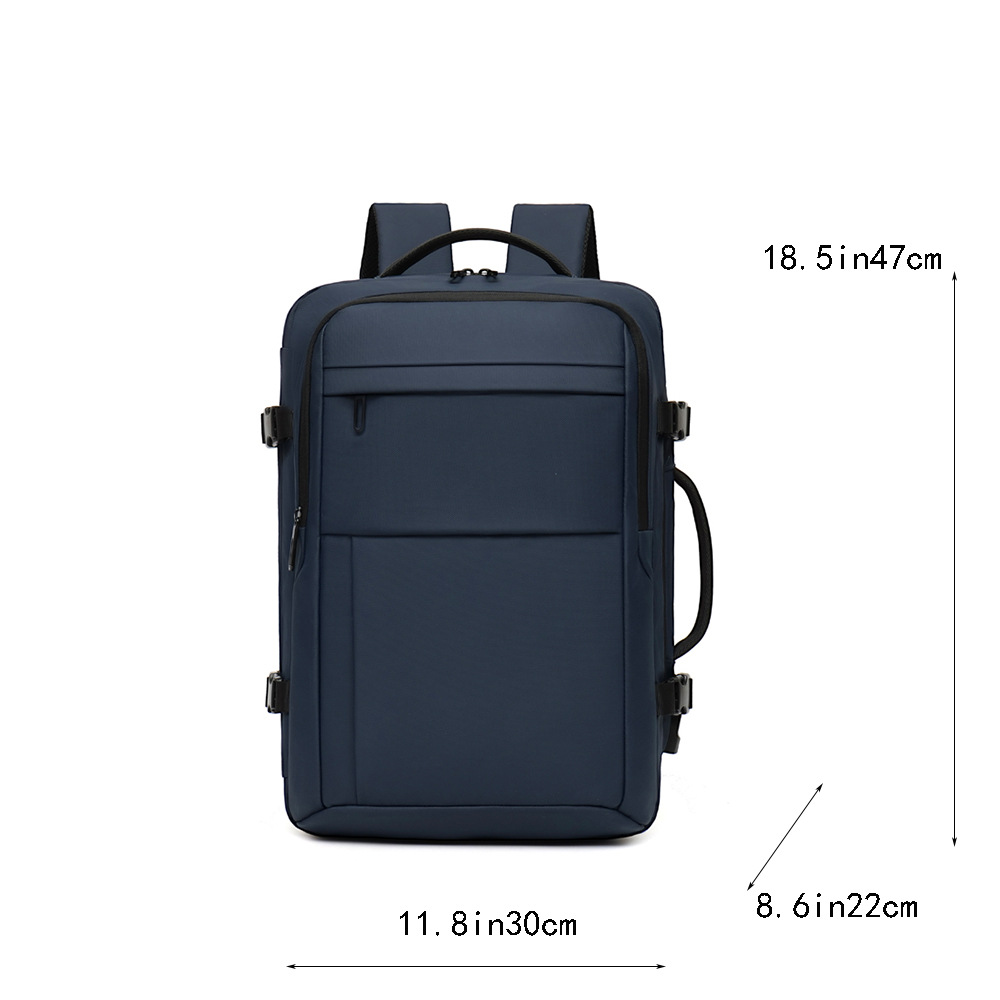 2025 nueva gran capacidad compartimiento mochila de computadora de viaje de negocios mochila de viaje de negocios mochila de desgaste simple mochila