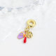 European and American Fashion Creation Sense Sports Wind Drip Oil Football Baseball Big Hole Pendant Panjia Bracelet Necklace Beaded Pendant