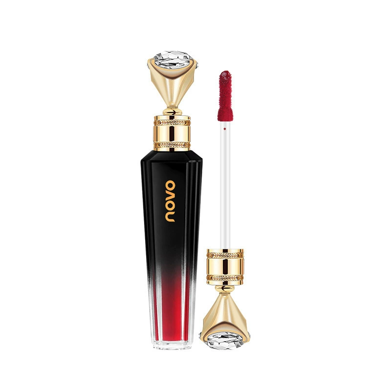 Velvet Lip Glaze (NOVO) Queen Retro Velvet, Diamond Cap, гладкая матовая стойкость, 3 г