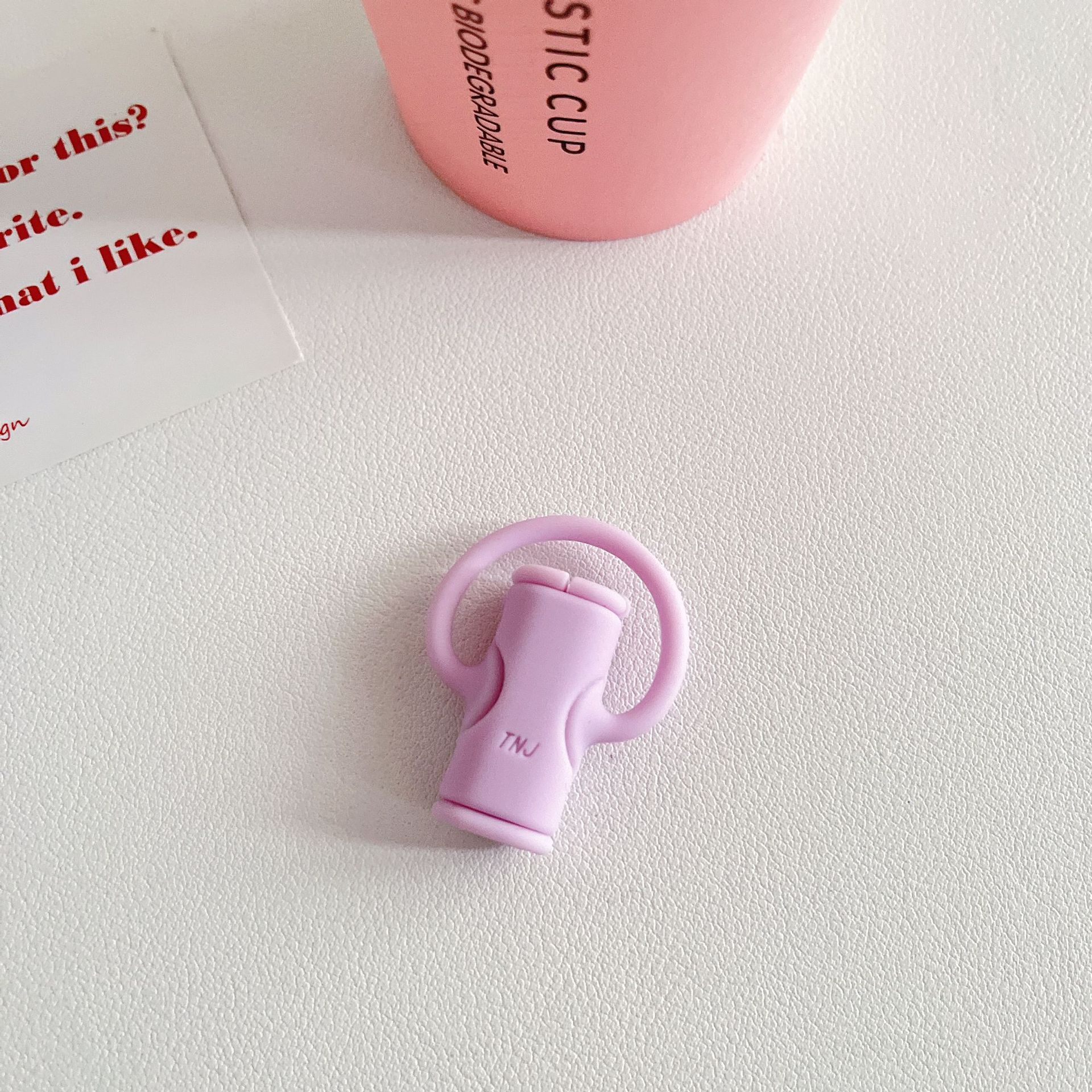 Cable de datos del teléfono móvil cubierta protectora silicona de dibujos animados dos en uno Cable de protección anti-fractura cubierta protectora de la cabeza del hilo de carga