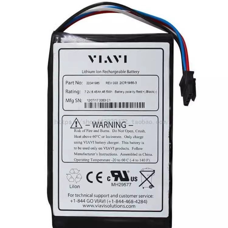 VIAVI Оптический временной доменометр 22041985 батарея 7.2V 6.45Ah литий-ионная батарея