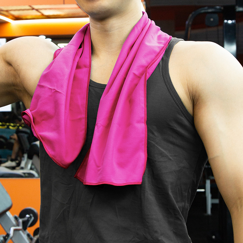 Amazon toallas deportivas de secado rápido de lana de doble cara yoga transfronterizo toallas deportivas de microfibra natación de secado rápido