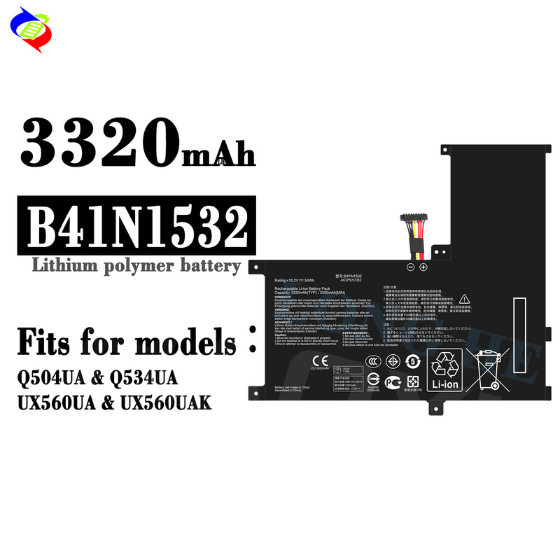 Suitable for Asus Q504Ua/Q534Ua/Ux560Ua/Ux560Uak Laptop Battery B41N1532 Wholesale