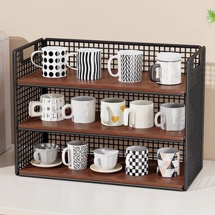 Cup Storage Rack Desktop Water Cup Rack Layered Tea Cup Coffee Cup Household Cup Rack Organizer Drain Rack