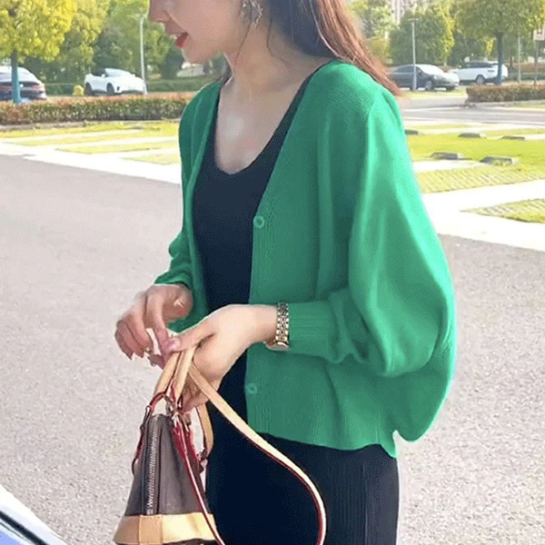 Brand silk cardigan
