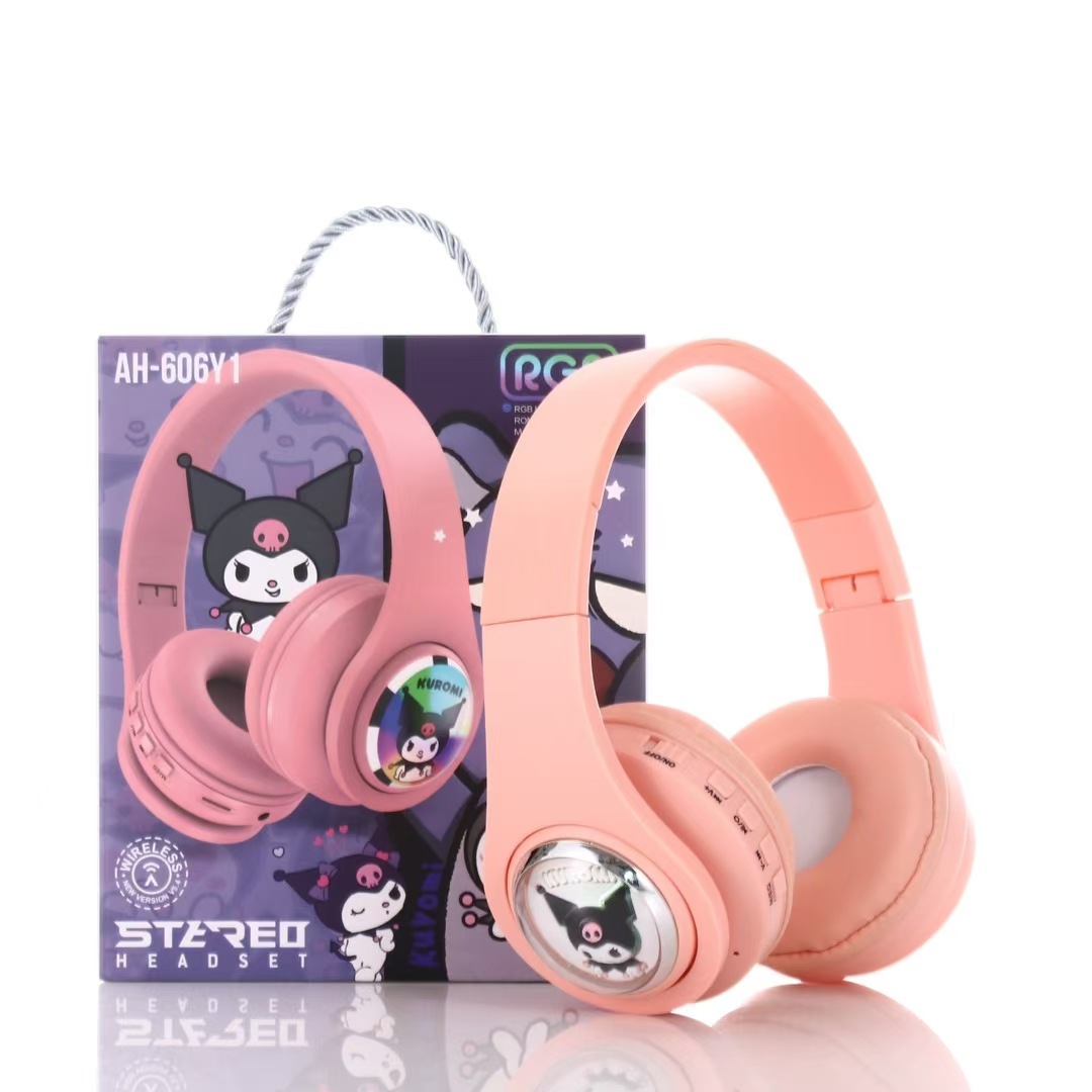 Nueva cápsula Koolomi auriculares Bluetooth de dibujos animados lindos auriculares estéreo de música computadora image 7