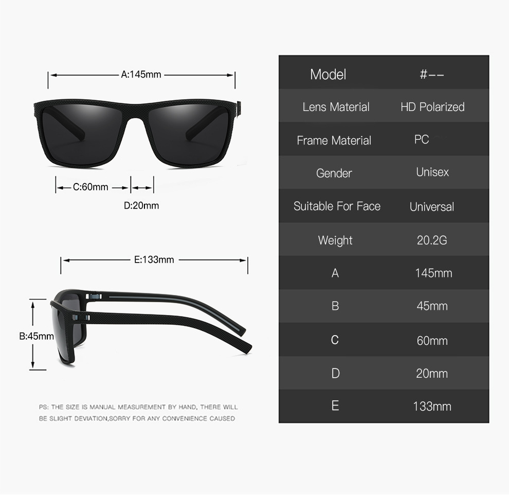 Polarized Sunglasses For Men Retro Uv Protection Driving Glasses_voghion.com
