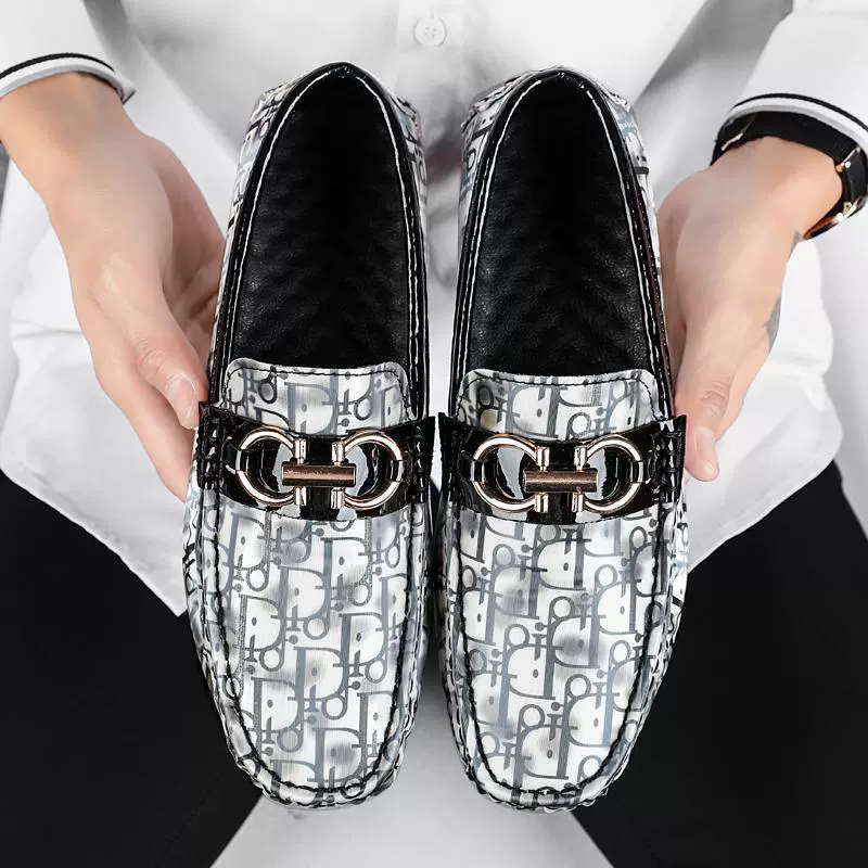 2023★D European Station Fashion Doudou Мужская кожаная обувь-Размер