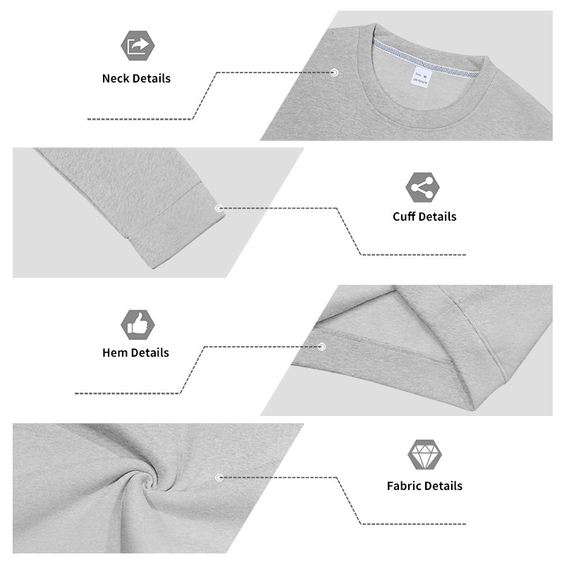 Men's Fleece Sweater Round Neck Casual Pullover For Autumn_voghion.com