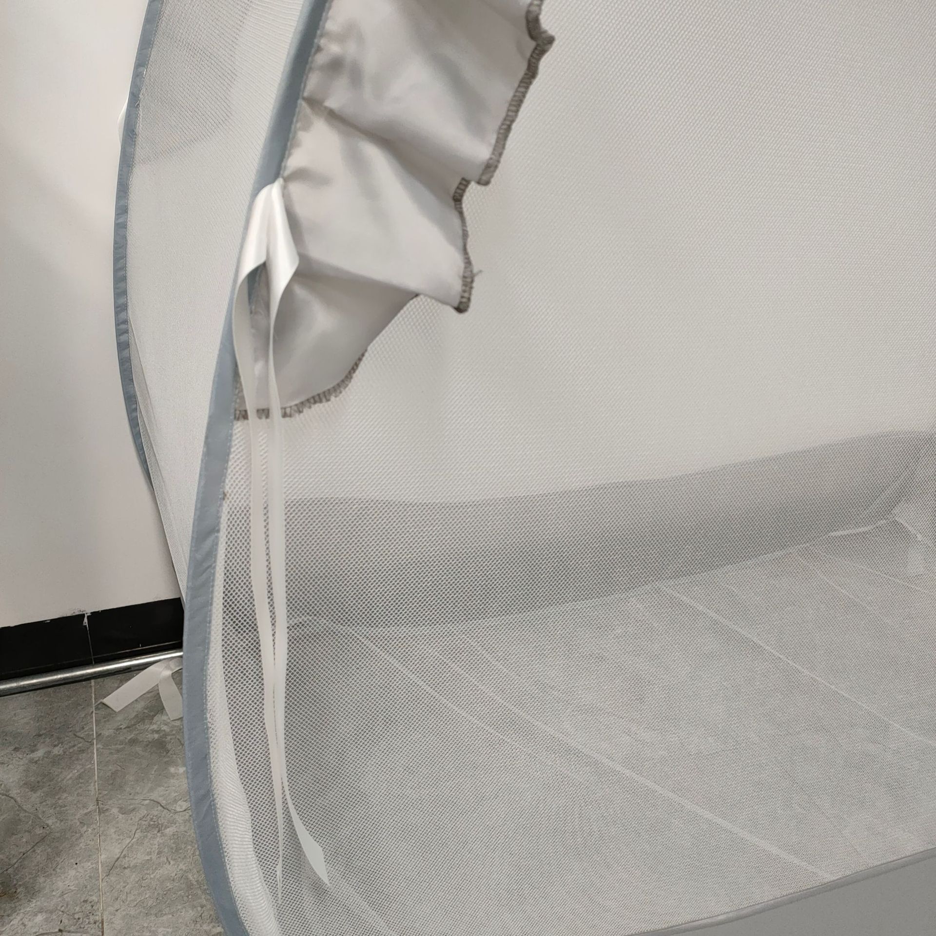 婴儿蚊帐儿童ins婴儿床罩免安装婴儿防摔蚊帐蒙古包折叠蚊帐