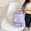 School bag for early age, fashionable cute capacious backpack for princess