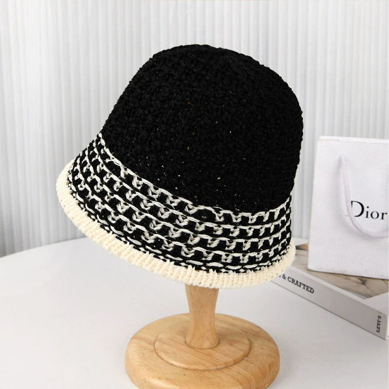 Two-color basin cap - black