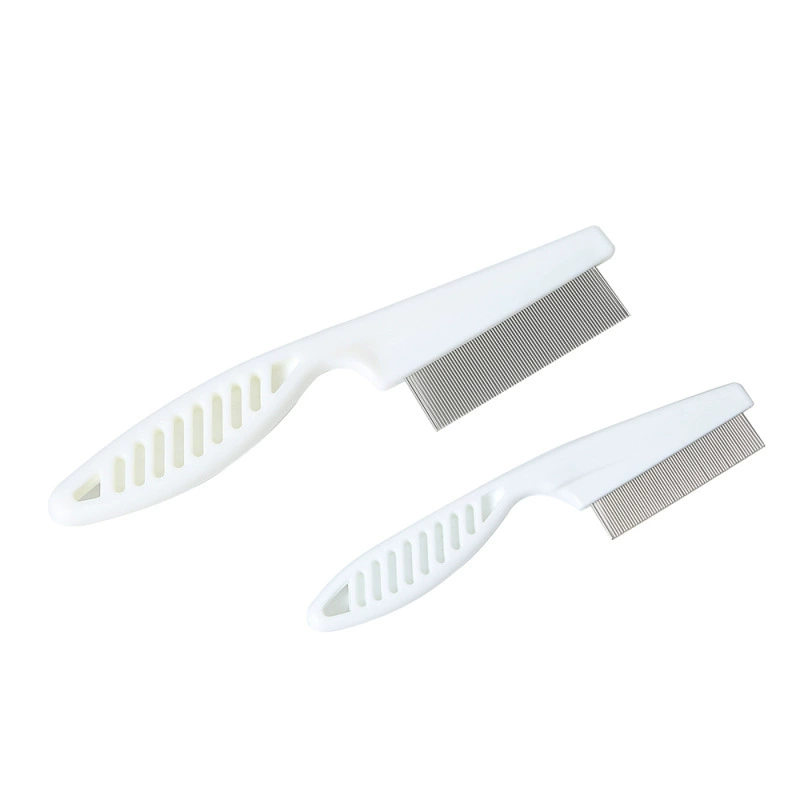 Ежедневная стирка и чистка Haqi завод прямые поставки Расческа для домашних животных расческа от блох для кошек и собак расческа от блох белая плотная Расческа для зубов