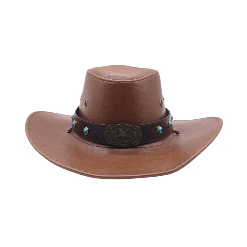 Belt Western Cowboy for Men and Women Spring, Autumn, Winter Outdoor Tibetan Jazz Sunshade Knight Hat_voghion.com