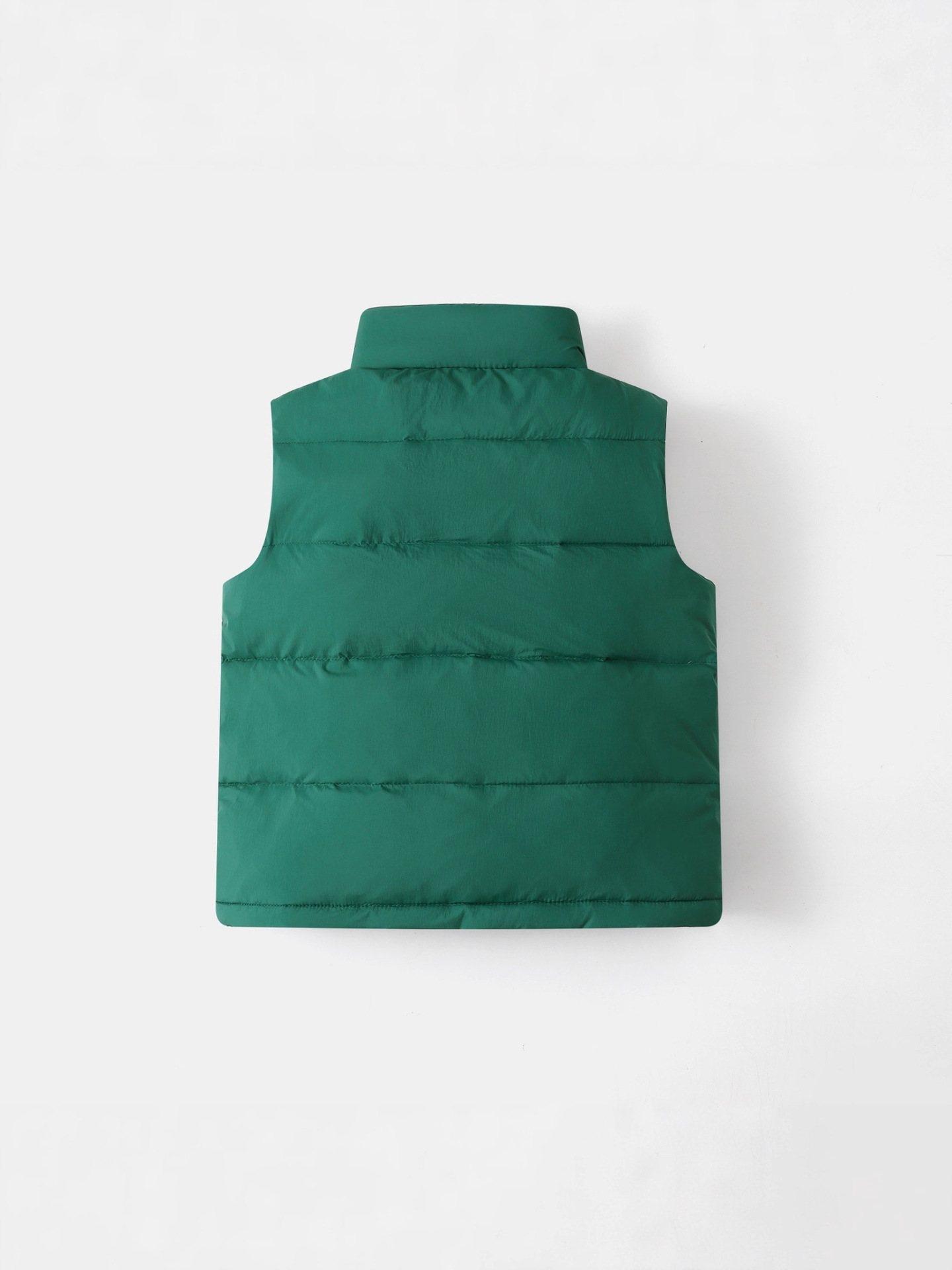 2025 chaleco de pluma de invierno corto coreano hombro grueso chaleco de calentamiento abrazadera chaqueta relleno de caballo blanco