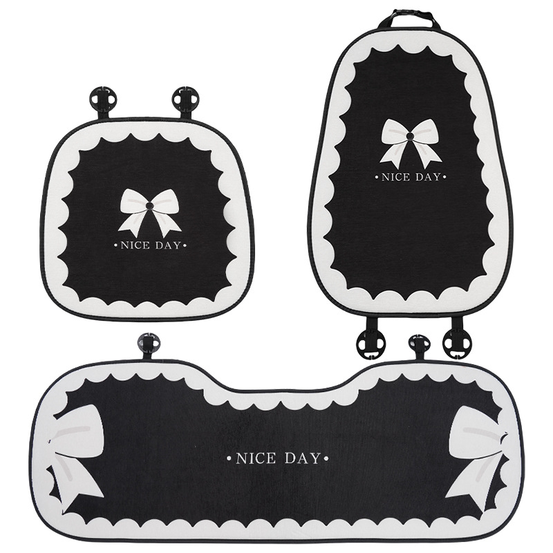 Neues Autositzkissen, leichtes Luxus-Bogen-Innendekorations-Sitzkissen, warmes, rutschfestes Autositzkissen für den Winter_voghion.com