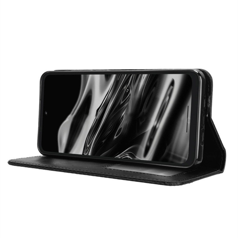 Retro Magnetic Wallet Flip Case For Xreal Beam Pro Protective_voghion.com