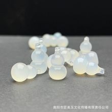 天然巴西高冰玛瑙玉髓吊坠葫芦手工diy配件批发饰品吊饰现货批发