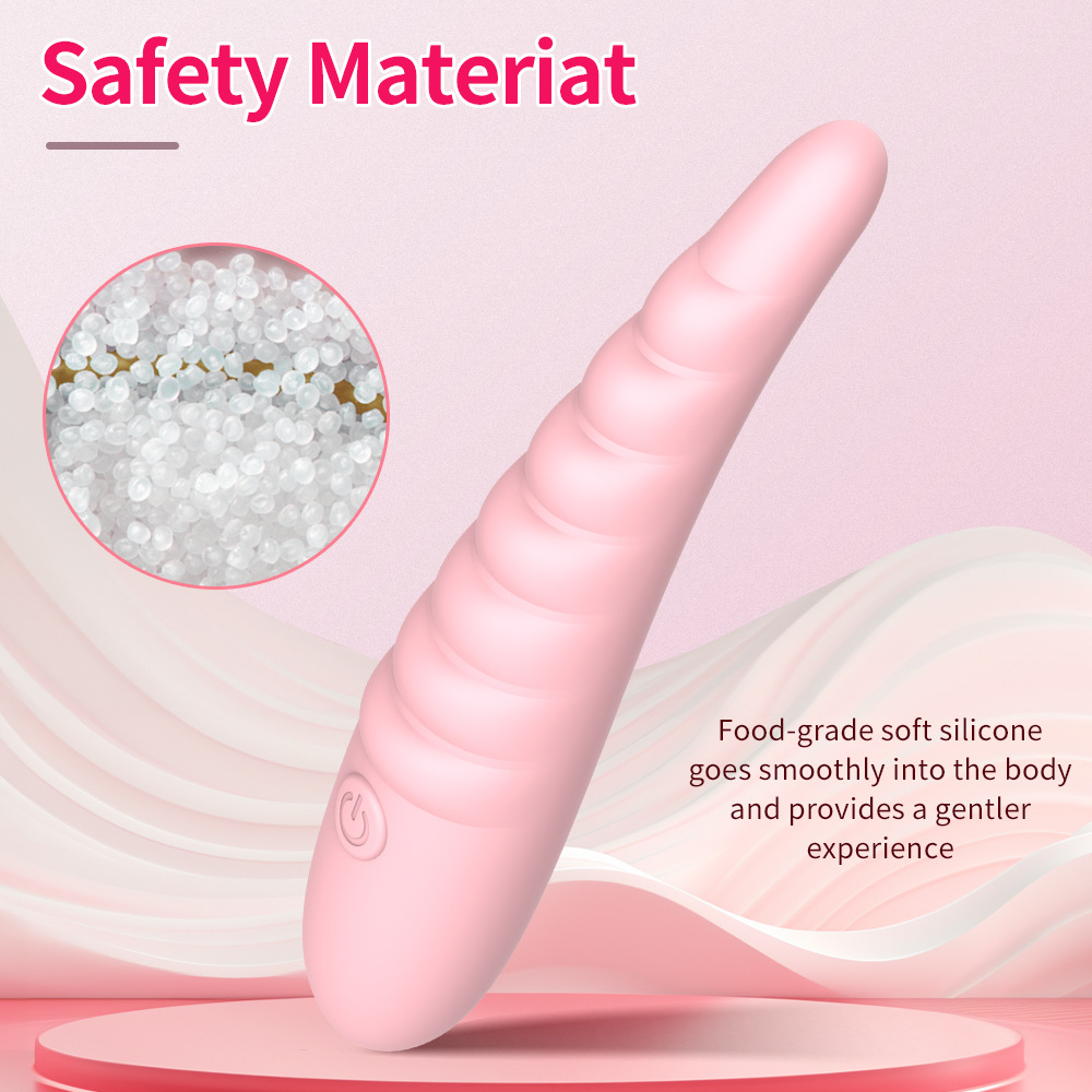 Liquid Silicone Threaded Vibrator For Couples And Women_voghion.com