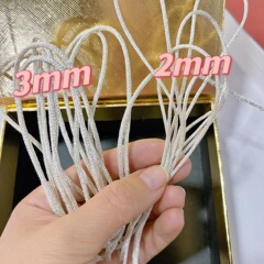 日本と韓国輸入バレエクラウンロープゴールドワイヤーロープシルバーワイヤーロープ1 2 3mmシルバーゴールドライトゴールドマルチカラーアクセサリー