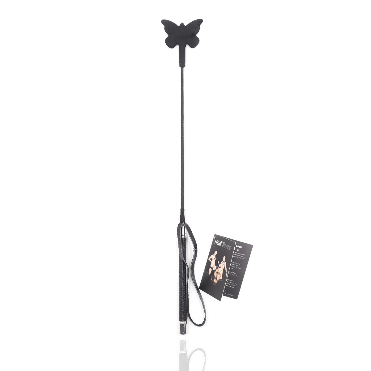 Silicone Butterfly Leather Strap Rod Whip