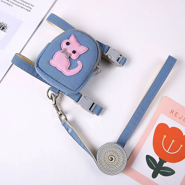 Blue cat bag