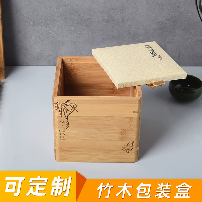 Петля чай деревянная коробка Бамбук Керамическая коробка чай упаковочная коробка пуэр чай белый чай деревянная упаковка подарочная коробка чай коробка оптом