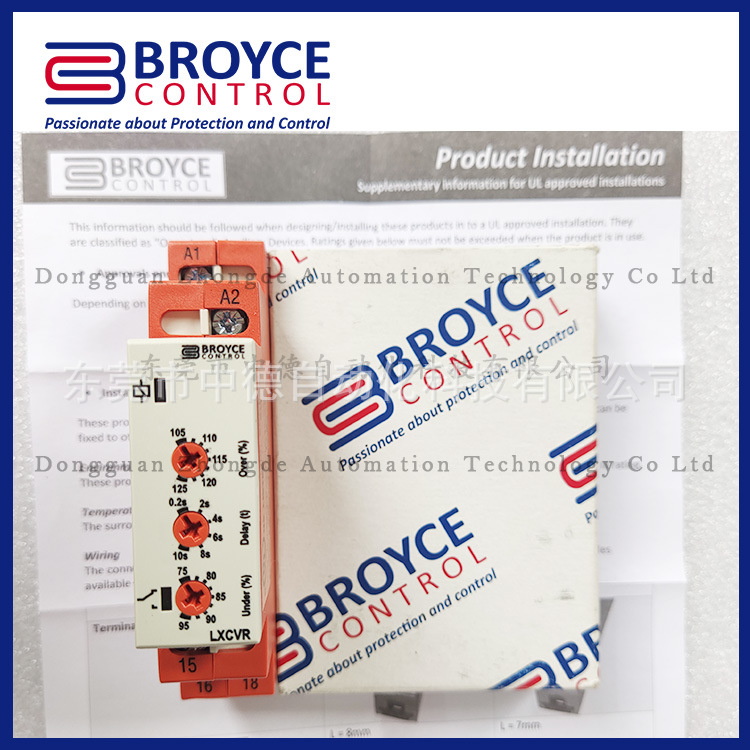 LXCVR 115V 现货 Broyce Control Monitoring Relays