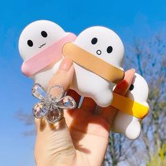 治癒系乖乖崽棉花糖氣墊可愛小幽靈空氣感粉撲不吃粉乖乖仔美妝蛋