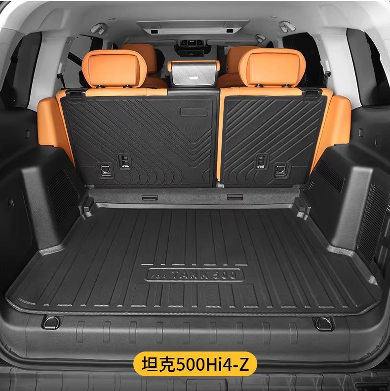 Tank 500Hi4-Z Trunk Mat Waterproof Trunk Mat Hybrid-Specific Foot Mat Tpe Car Foot Mat Modification Parts