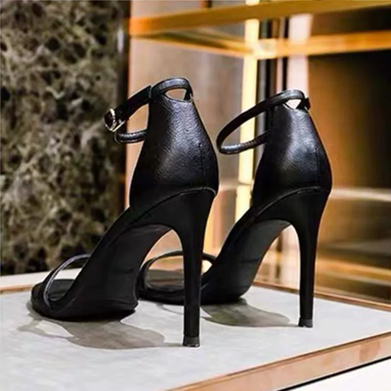 Сандалии женский 2022 летний новый каблук сексуальная мода дикая фея с носком в стиле