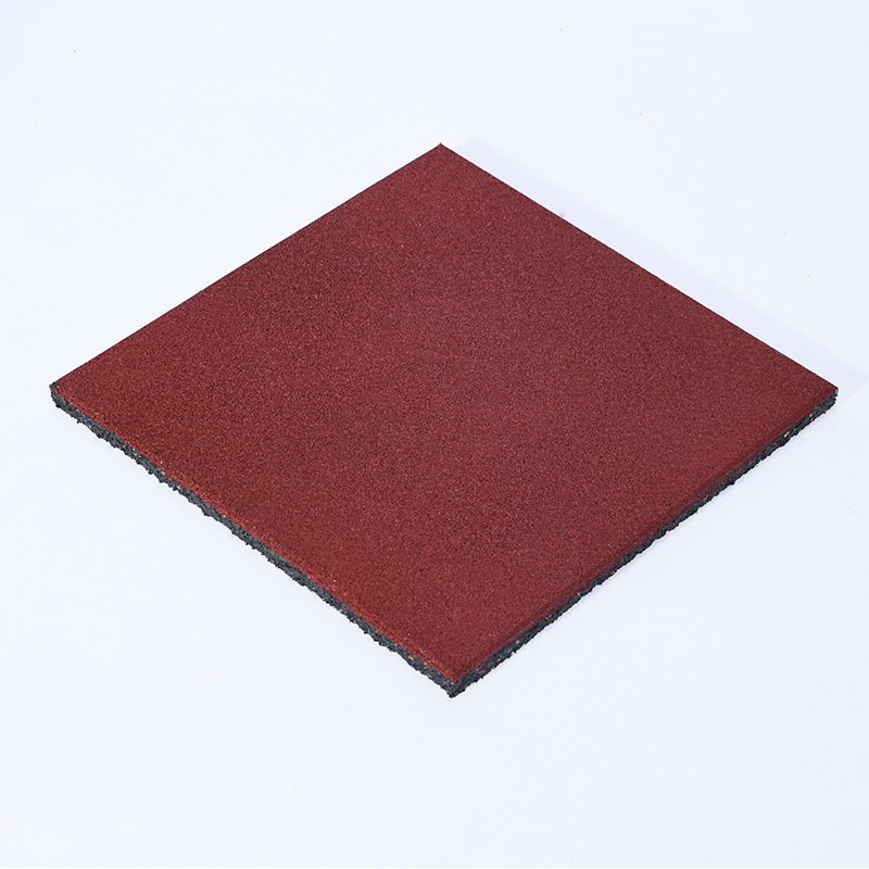 定制橡胶砖户外幼儿园防摔橡胶地垫5cm减震地胶砖公园健身橡胶砖