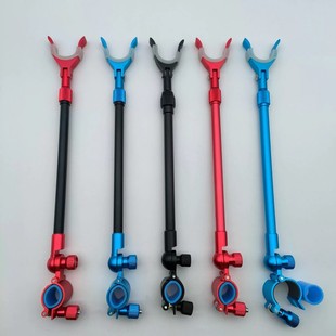 Fishing Battery Rear Hanging Antenna Aluminum Alloy Anti-off Rod Hanging Bracket Fishing Rod Rear Hanging Bracket Large Luminous Rear Hanging