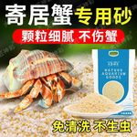 寄居蟹专用沙水草螃蟹底沙石天然垫材原生贝壳沙免洗鱼缸造景沙G