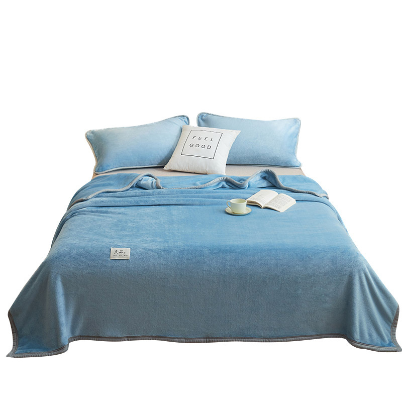 Mantras de lana de coral siesta mantas de oficina para cama sábanas de invierno gruesas de leche de franela mantas pequeñas