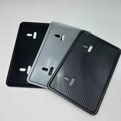 Black and Silver Universal Model, License plate holder/license plate holder