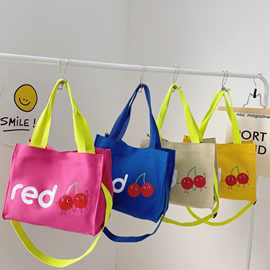 韩版帆布包儿童斜挎包大容量学生补习袋舞蹈班培训班礼品背包批发