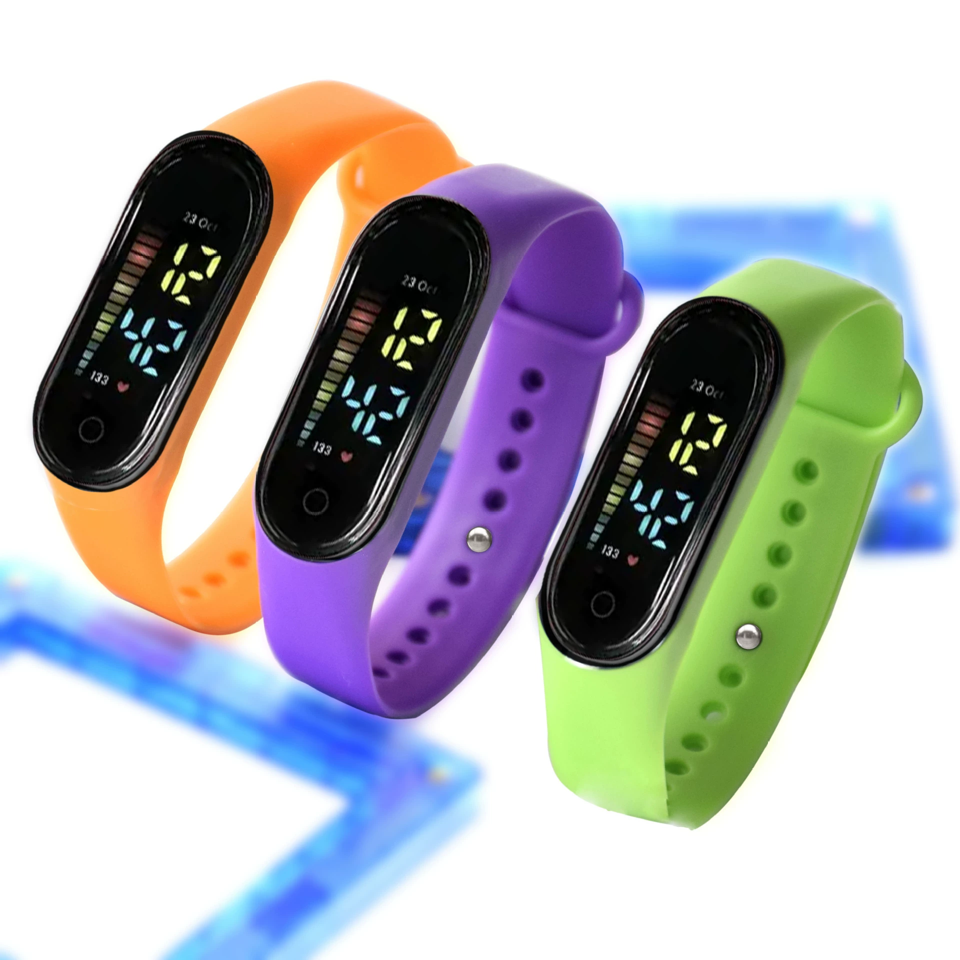 Travel electronic digital watch, sports men's watch